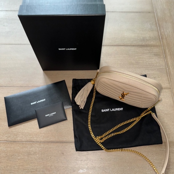 Saint Laurent Lou Mini Bag in Grain de Poudre - Picture 3 of 6